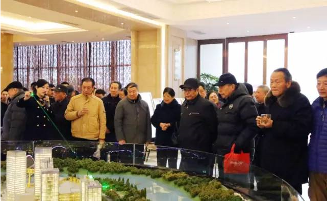 市级老向导考察泸州金融商业中心