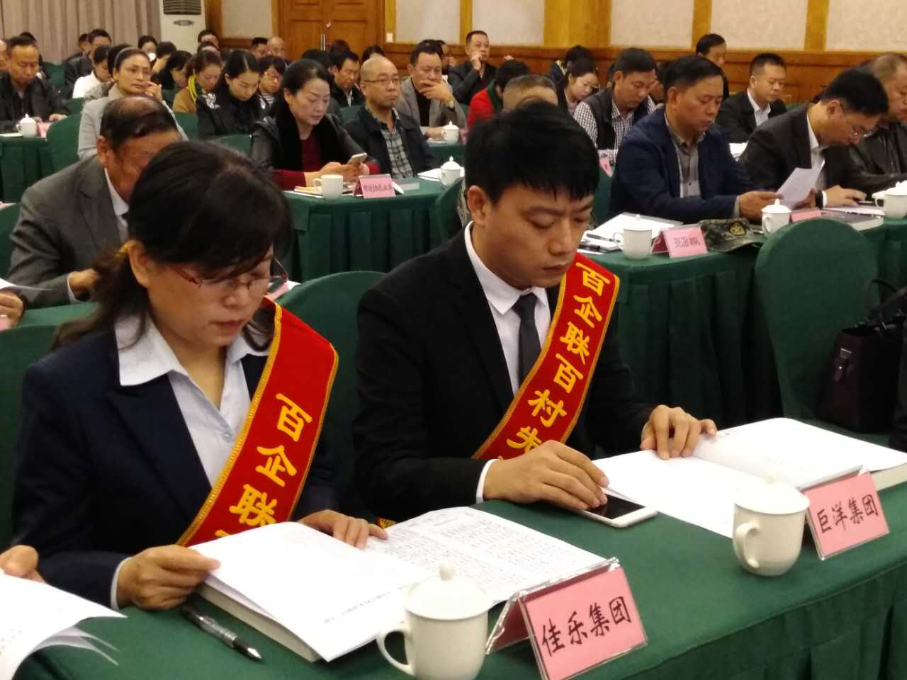 j9数字站集团获得&ldquo;百企联百村&rdquo;先进单位表扬