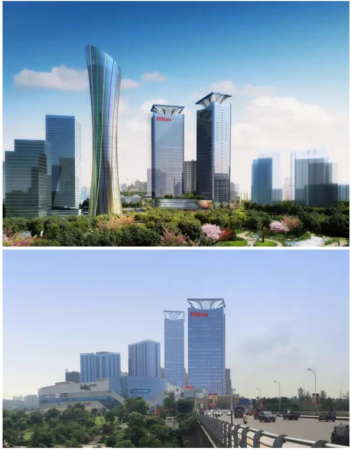 Hello，，，，Hilton！希尔顿旅馆入驻泸州金融商业中心【佳乐世纪城】