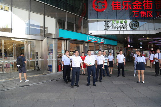 遂宁市委常委 、副市长袁超考察j9数字站世纪城：接待j9数字站集团到遂宁投资